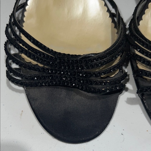 Caparros Black Strappy Heels - Picture 5 of 7